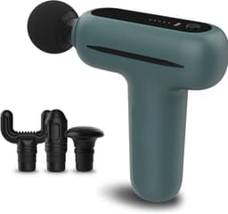RONN® Massage Gun Professioneel – Massage Pistool - Massage Apparaat - Grijsgroen - 13cm x 5cm x 15cm; 370 g — thumbnail 1