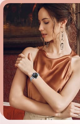 Evy24 Smartwatch Dames 38mm - Horloge Dames - AMOLED - Sporthorloge - Stappenteller - Saturatiemeter - Geschikt voor iPhone & Android - Zilver — thumbnail 6