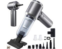 Draadloze Handstofzuiger 18000Pa Oplaadbare Mini Stofzuiger Krachtige Handstofzuiger voor Auto, Huis, Keuken en Huisdierharen Lichtgewicht en Draagbaar