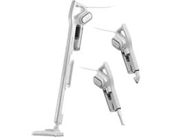 DEERMA DX700 Steelstofzuiger - 600W/25KPa - Steelstofzuiger met snoer - 5m - 0.8L - Incl opzetstukken - Voor Tapijt, Harde Vloeren en Dierenharen - Wit