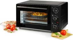 SCH® Heteluchtoven - Oven - Airfryer Oven - Zwart - 43cm x 53cm x 30cm — thumbnail 1