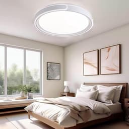 Dimbare LED Plafondlamp Rond Ø50cm met Afstandsbediening - Warmwit tot Koelwit Licht (3000K-6500K) — thumbnail 4
