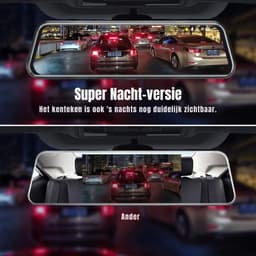 Aura® Dashcam Voor en Achter - Dashcam - Parkeermonitor - Nachtzicht - Zwart- ‎35cm x 12cm x 9cm — thumbnail 4