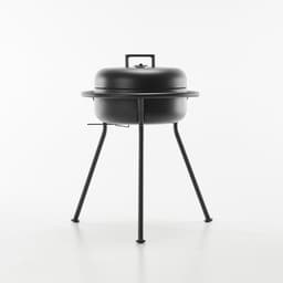 ZEE - KORO - Barbecue - Poedergelakt staal - Zwart — thumbnail 1