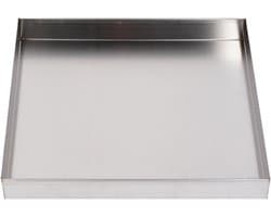 Lekbak RVS voor Wasmachine Droger en Waterdispenser - Diverse Maten