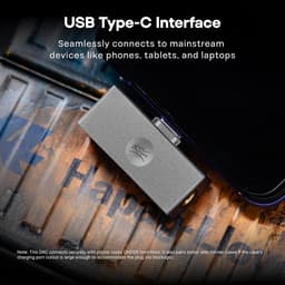 Draagbare USB-C DAC/Versterker met 3.5mm en 4.4mm Uitgang HiFi Audio Adapter — thumbnail 5