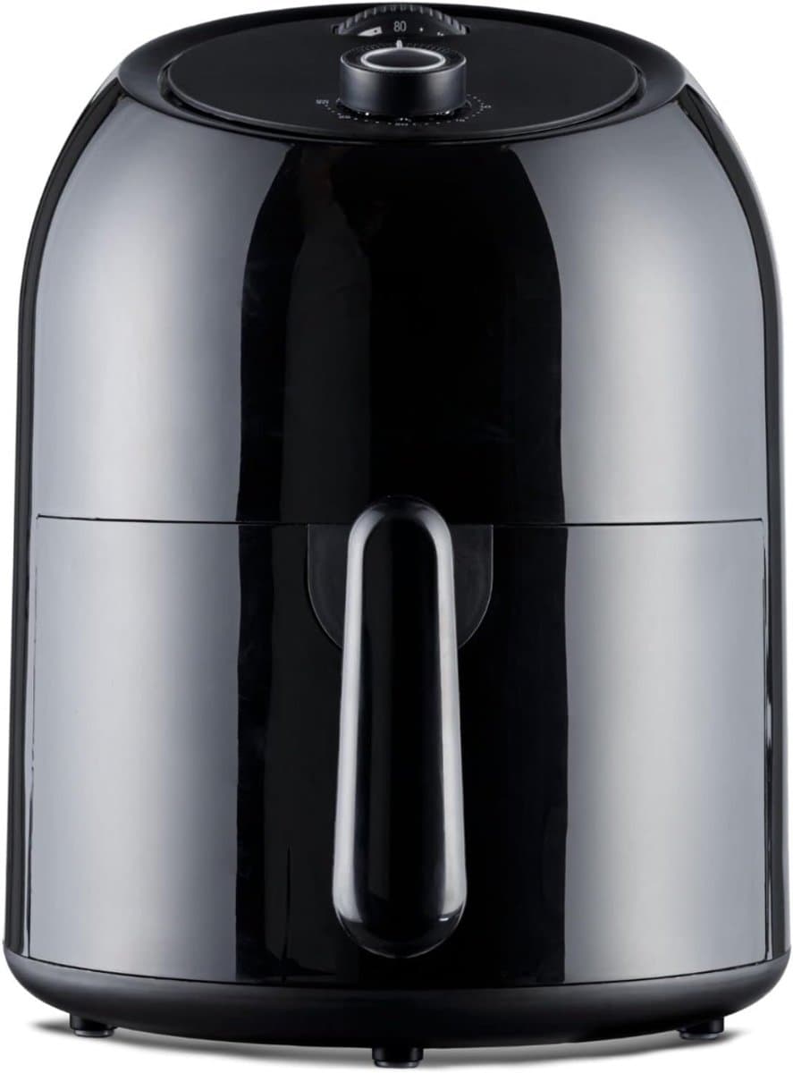 MIRA® Mini Airfryer - Airfryer - Heteluchtfriteuse - Compact - Zwart - 28cm x 29cm x 37cm — afbeelding 1