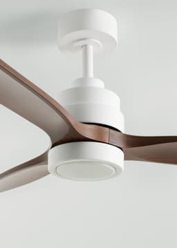 CREATE - Stille plafondventilator van 40 W met technische ABS-bladen, verkrijgbaar in verschillende maten - M - Met licht - Afstandsbediening - WIND STYLANCE — thumbnail 2