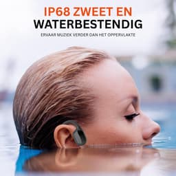 CLVP® Bone Conduction Headphone - Koptelefoon voor Activiteiten - Draadloos - Bleutooth - Zwart — thumbnail 5
