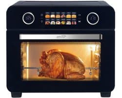 Elit Airfryer oven 25L- 12 in 1 heteluchtoven- 2250W- met touchscreen- grill, bak en frituur- mini oven voor gezin.