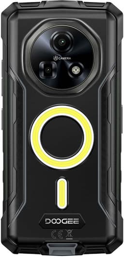 DOOGEE Fire 5 Ultra Robuuste Smartphone - 32GB RAM 256GB ROM - Gemini AI - 13000 mAh - IP68/IP69K Outdoor telefoon - 6,6 inch 90 Hz - Android 15 - NFC GPS - Zwart — thumbnail 3