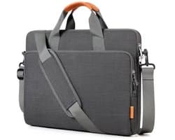 Beschermhoes voor 14 inch laptop - Schokabsorberend met meerdere vakken en draagriem