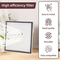 13 stuks vervangende accessoires geschikt voor Roborock Q10 VF+/PF robotstofzuiger - 1 hoofdborstels, 4 zijborstels, 4 HEPA-filters, 4 dweilpads — thumbnail 4