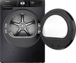 Hisense DH3S902BBCC - Condensdroger - 9 kg - Vrijstaand - Voorbelading - Warmtepomp - Zwart - Draaiknop - TouchControl - 63 dB(A) - Ion Refresh - Allergy Care - Auto Dry — thumbnail 4