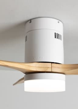 CREATE - Plafondventilator 40W silent 100% hout - S - Met licht - WIFI - WIND CALM NATURAL WOOD — thumbnail 2