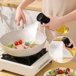 Olie Spray Fles 300ml – Oliespray voor Airfryer & Salade – Kookolie Dispenser – Herbruikbare Spray Fles – Voor Bakken, Grillen & Frituren — thumbnail 7