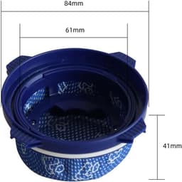 4x Filter geschikt voor Samsung Jet 60 70 70+ 75 75+ 90 - Vervangt DJ9702649A - Wasbaar — thumbnail 2