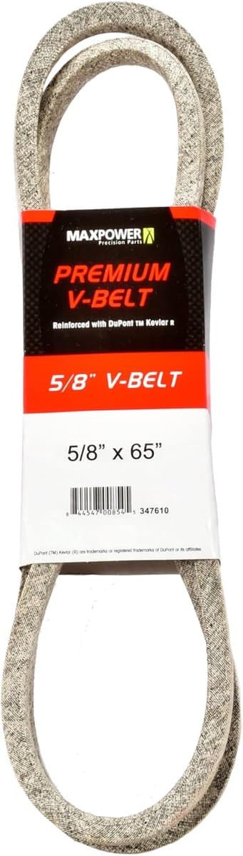 Aandrijfriem - V-snaar - Grasmaaier - Versterkt met Kevlar - 5/8 x 65 inch - Beige — afbeelding 1
