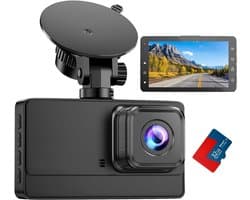 RONN® Dashcam voor Auto Voor en Achter - Dashcam - Zwart - 14cm x 11cm x 9cm; 300 g