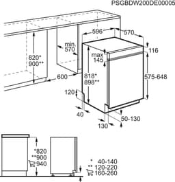 Electrolux EEM69300IX Semi-ingebouwd 15 couverts — thumbnail 12