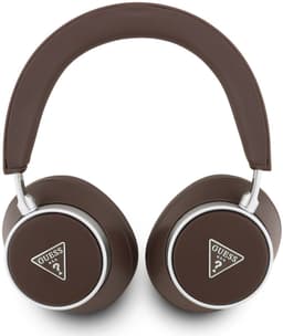 Guess PU Saffiano Triangle Logo ENC Headphone - Geschikt voor Bluetooth Smartphones - Bruin — thumbnail 3