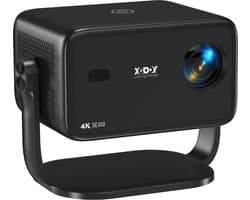 XGODY Mini Beamer – Full HD Projector met Netflix, Android 11, WiFi 6 & Bluetooth 5.4 – Autofocus & 4D Keystone – Thuisbioscoop Beamer – Zwart