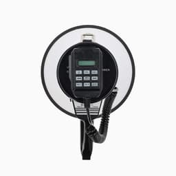 Nedis Megafoon – 120 dB – 1500 m Bereik – USB – Sirene – Opname – Wit/Zwart — thumbnail 5