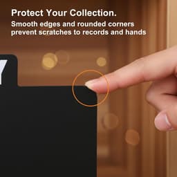 Vinyl organizer - Record Dividers Plywood - 26 stuks -Vinylplatenverdelers met Alfabetisch Labelregister - met Alfabetische Tab - vinyl divider - voor Records Albums Bestandsbibliotheek — thumbnail 5