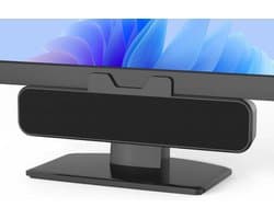 10W PC Luidspreker met USB-A/C Aansluiting - HD Stereogeluid voor Monitor, Laptop en Bureau