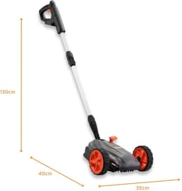 FUXTEC snoerloze gazonmaaier voor één hand FX-E1RMEH20, 220 mm maaibreedte, 300 W vermogen, 3-voudige maaihoogteverstelling 30-50 mm, flexibele kogelkopbediening — thumbnail 2