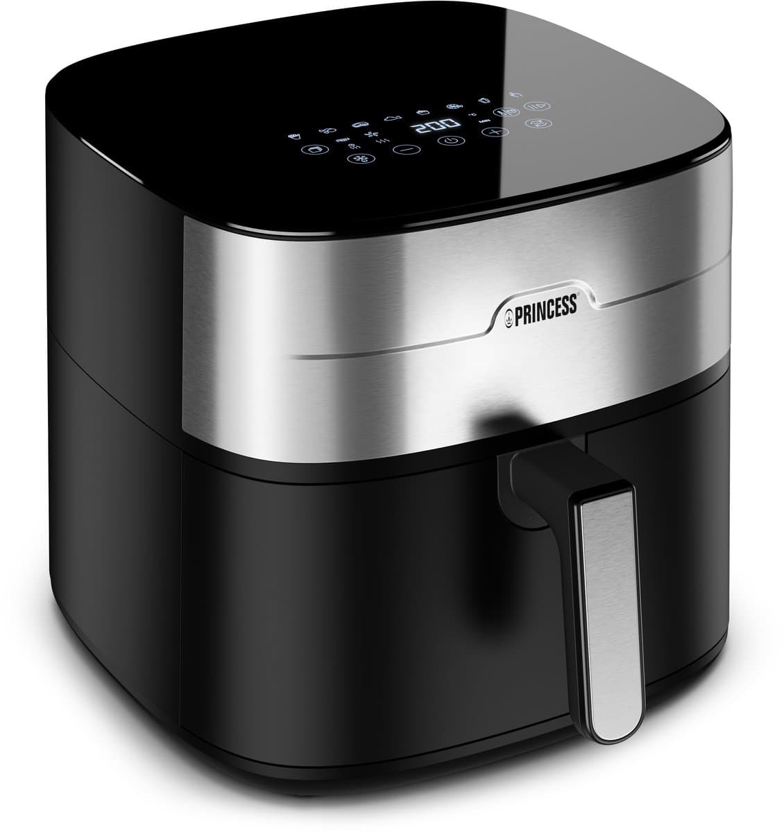 Princess 182280 Digitale Airfryer 8L - Dual heating - Dubbel verwarmingselement - 2000W - PFAS-vrij - XXL Gezinsformaat - Makkelijk schoon te maken — afbeelding 1