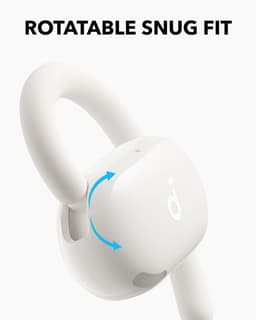 soundcore V20i open-ear koptelefoon by Anker - Verstelbare oorhaken - Comfortabel - Stevige grip - Sterke bas - Ruisvrije telefoongesprekken - IP55 - Led - 36 uur speeltijd - Bluetooth 5.4 oordopjes - Multipoint verbinding — thumbnail 2