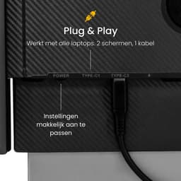 Blerron Flex Pro - 15.3 Inch - Portable Monitoren - 1 Kabel - Slechts 1.3 KG - Draagbare Monitor - Portable Monitor - Beeldscherm - 1920x1200 FHD — thumbnail 12