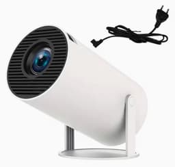Draagbare projector - 4K en 1080P - met Android App - 180° rotatie - voor binnen en buiten — thumbnail 1