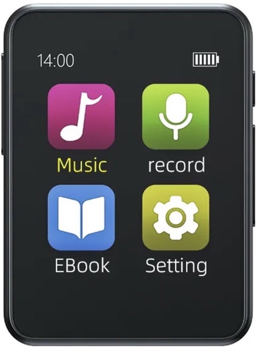 MP3 speler - 1.77'' TFT Screen - B50 - Zwart — afbeelding 1