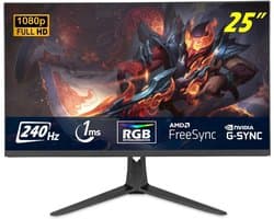 REN® Gaming Monitor 240hz - Gaming Monitor - Zwart - 18 x 43 x 56 cm; 5 kg