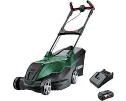 Bosch AdvancedRotak 36V-44-750 - Accu Grasmaaier - Inclusief 36V Li-Ion Accu (4.0 Ah) - AL 36V-0 Lader en Opvouwbare Opvangbak