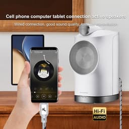 USB C naar 2 RCA Kabel met DAC Chip voor Audioversterkers en Speakers — thumbnail 2