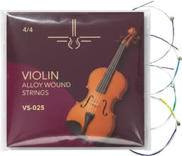 VS-025 - Vioolsnaren 4/4 - Medium Tension Steel - Viool Snaren — thumbnail 1