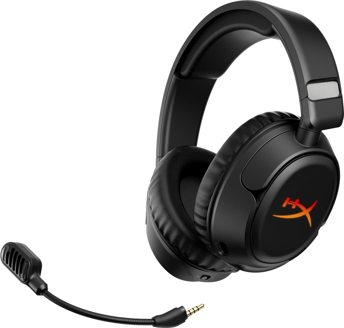 HyperX Cloud Flight 2 – Draadloze Gaming Headset met RGB Covers, tot 100u batterijduur, 2.4GHz & Bluetooth –Multi‑Platform- Zwart — afbeelding 1