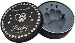 Pootafdruk Blikje met Naam – Voetafdruk Hond of Kat – Herinnering — thumbnail 2