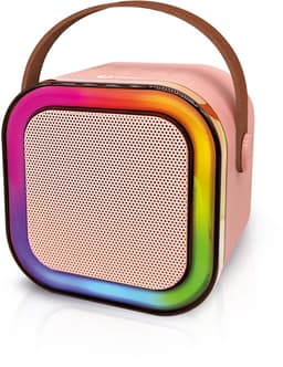 Vision Products Karaoke Speakerset met 2 microfoons Roze — thumbnail 5