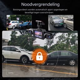 Jumalu 4-Kanaals Dashcam 360° met Nachtzicht – Full HD 1080p – 4 Camera’s Voor, Achter & Zijkanten – 2 Inch Display – Parkeerbewaking — thumbnail 2