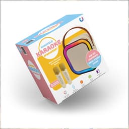 Vision Products Karaoke Speakerset met 2 microfoons Goud — thumbnail 2