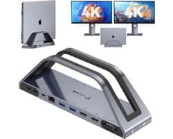 Dockingstation voor Drie Schermen met Meerdere Poorten