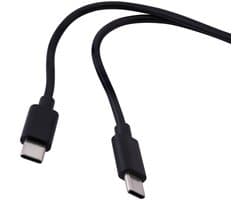USB-C naar USB-C Kabel 1 Meter – Zwart – Oplaadkabel en Datakabel – Geschikt voor Laptop en Smartphone