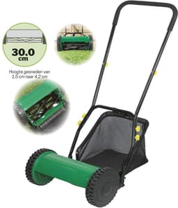 Core® Grasmaaier handmatige – Grastrimmer – Handmaaier – Groen - 50cm x 100cm x 50cm — thumbnail 2