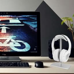 Koptelefoonstandaard met Slaapstand en Antislipbasis voor Gaming Headsets (Zilver) — thumbnail 5