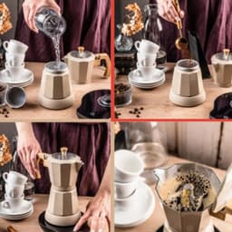 Klausberg Espresso Koffiemaker 300 ml – 500 W – KB-7999 Beige — thumbnail 4