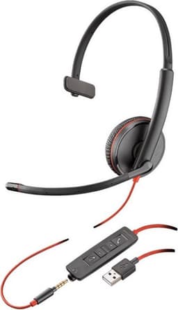 Plantronics Blackwire C3215-USB A black — thumbnail 1